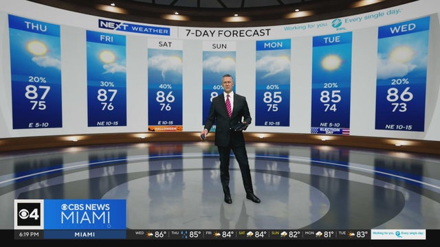 King tides are set to calm down in South Florida with drier conditions to come