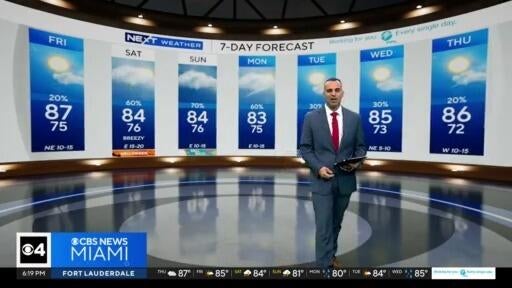 Even though king tides are expected to calm down in South Florida, Halloween is set to be a wet one