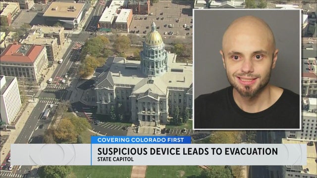 Suspect arrested for leaving a suspicious device at the Colorado State Capitol