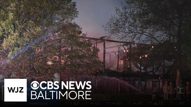 Firefighter suffers minor injury while responding to large barn fire in Baltimore County