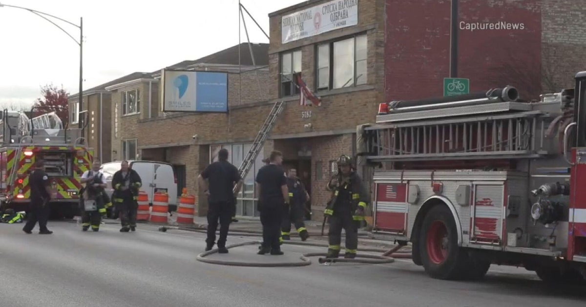 Fire breaks out at Serbian National Defense Council in Chicago's Jefferson Park neighborhood