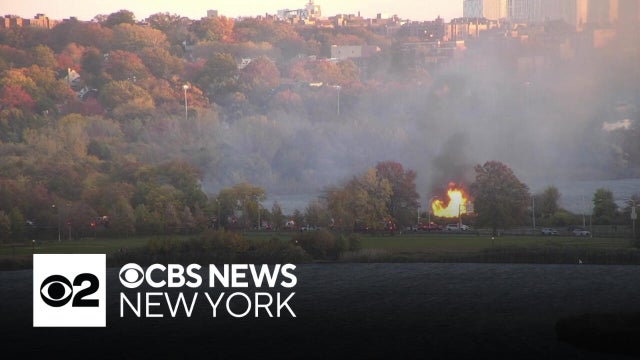 FDNY battles brush fire in Flushing Meadows Corona Park