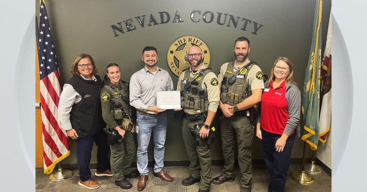 Nevada County Sheriffs Office deputies recognized for saving American Red Cross volunteer