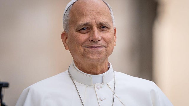 Pope Leo XIV arrives to lead his traditional Wednesday 