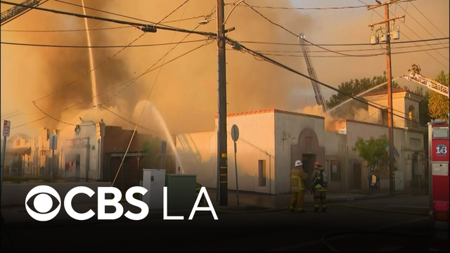 4 people arrested for $13 million arson along in Old Town Newhall