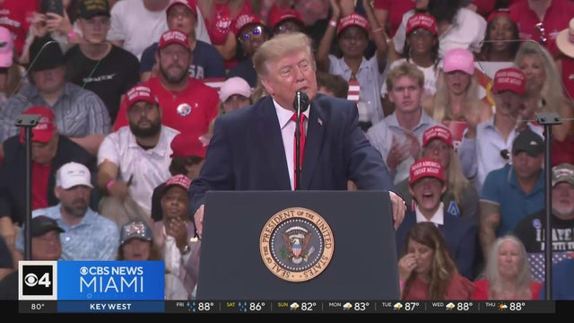 Trump rallies in Daytona Beach, urges voters to back Byron Donalds